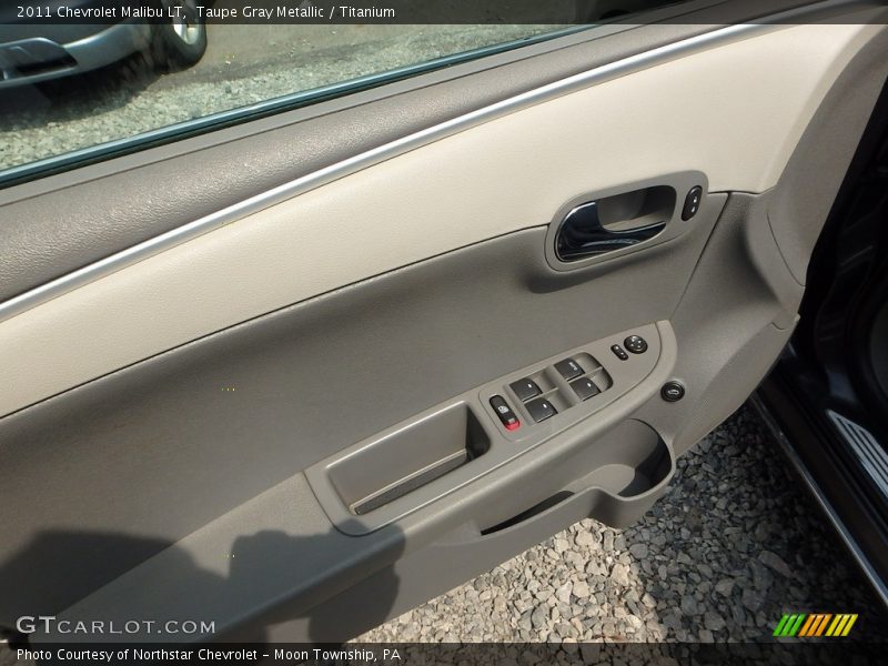 Taupe Gray Metallic / Titanium 2011 Chevrolet Malibu LT