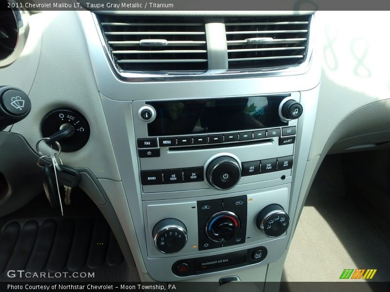 Taupe Gray Metallic / Titanium 2011 Chevrolet Malibu LT