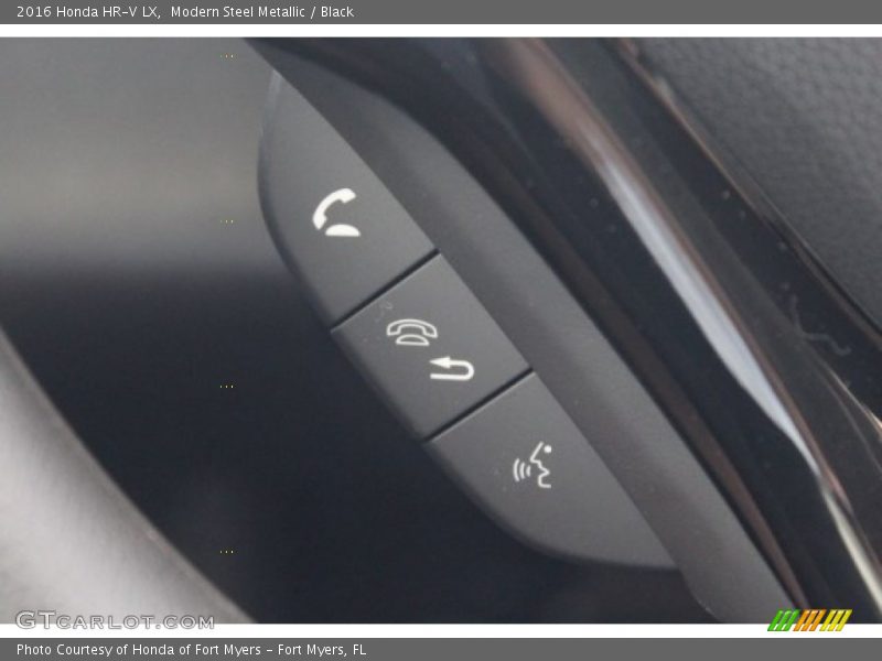 Modern Steel Metallic / Black 2016 Honda HR-V LX