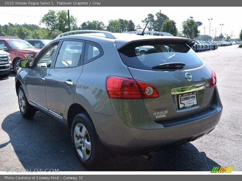 Platinum Graphite / Gray 2015 Nissan Rogue Select S