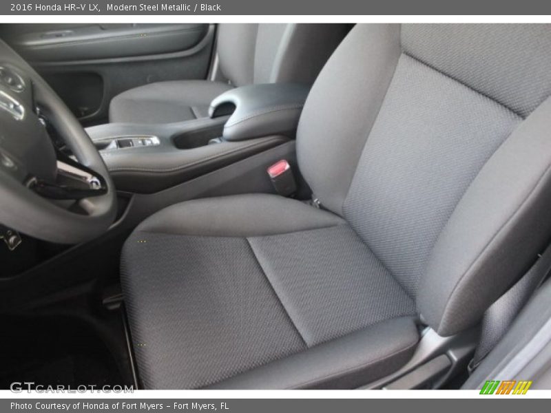 Modern Steel Metallic / Black 2016 Honda HR-V LX