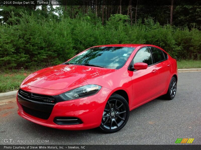 TorRed / Black 2016 Dodge Dart SE