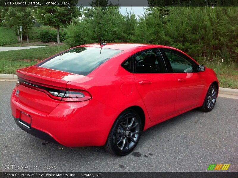 TorRed / Black 2016 Dodge Dart SE