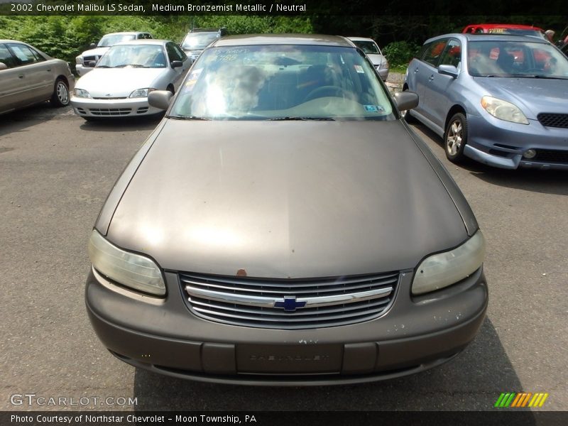 Medium Bronzemist Metallic / Neutral 2002 Chevrolet Malibu LS Sedan