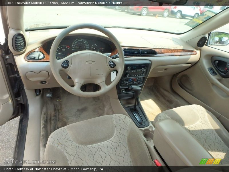 Medium Bronzemist Metallic / Neutral 2002 Chevrolet Malibu LS Sedan