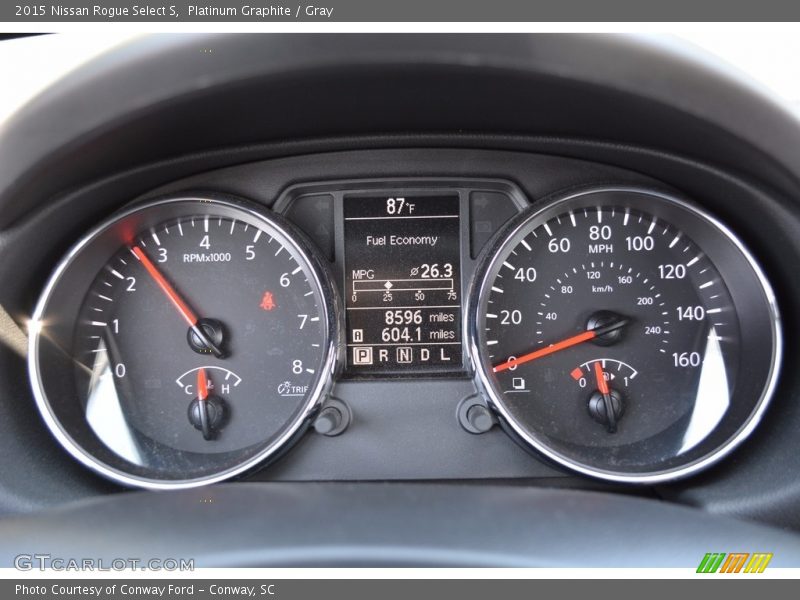 Platinum Graphite / Gray 2015 Nissan Rogue Select S