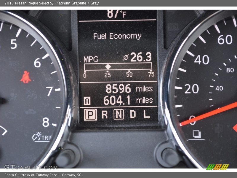 Platinum Graphite / Gray 2015 Nissan Rogue Select S