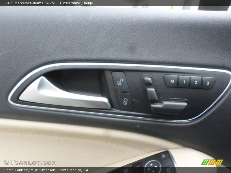 Cirrus White / Beige 2015 Mercedes-Benz CLA 250