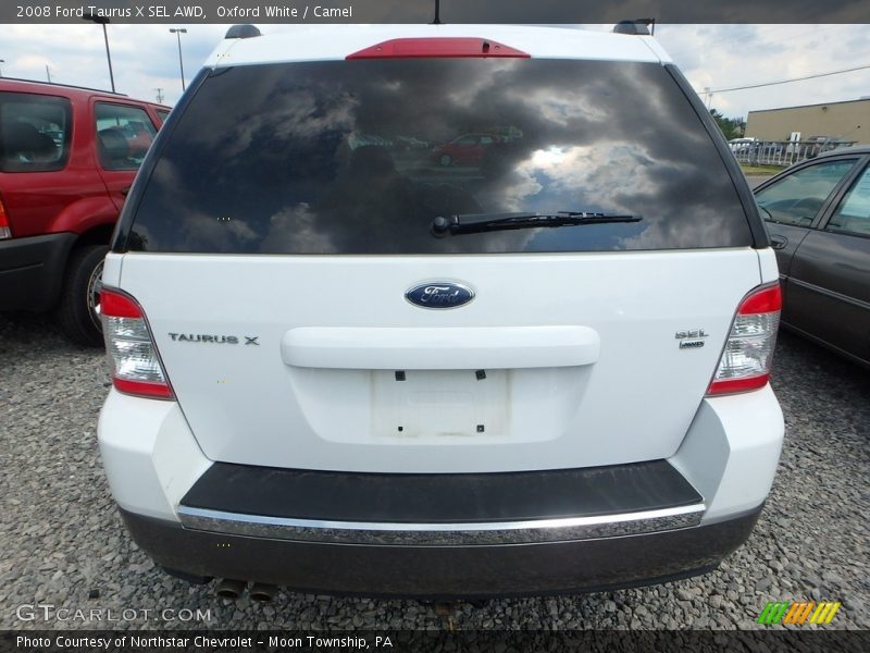Oxford White / Camel 2008 Ford Taurus X SEL AWD