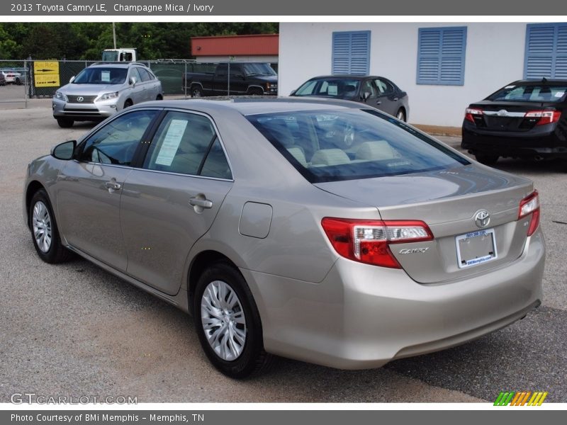 Champagne Mica / Ivory 2013 Toyota Camry LE