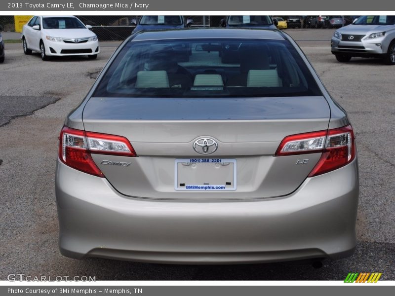 Champagne Mica / Ivory 2013 Toyota Camry LE