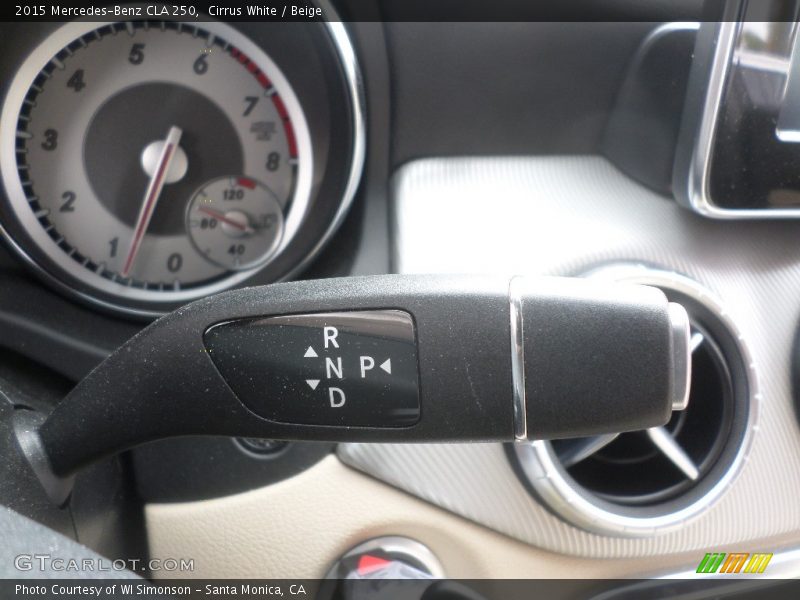 Cirrus White / Beige 2015 Mercedes-Benz CLA 250