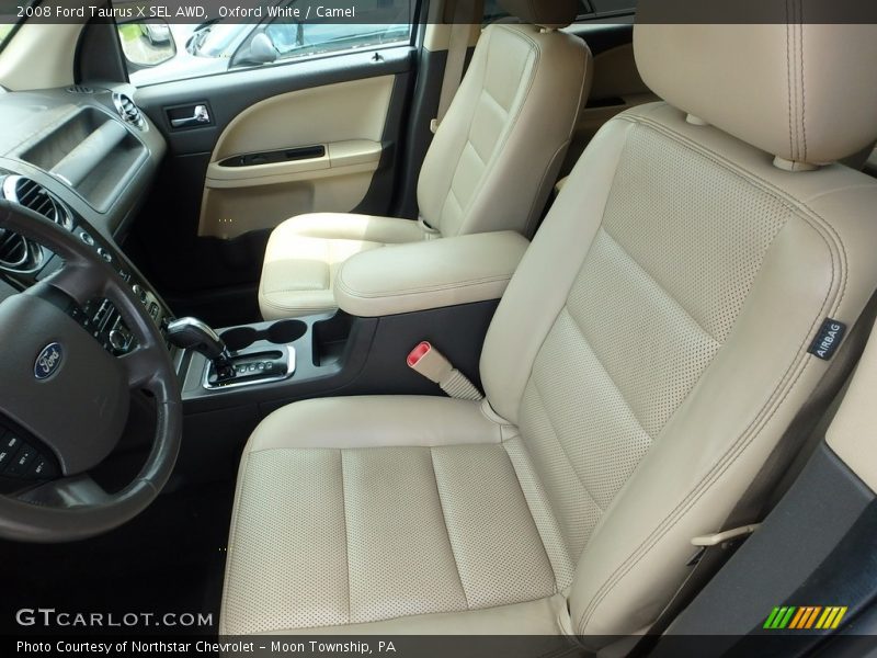 Oxford White / Camel 2008 Ford Taurus X SEL AWD