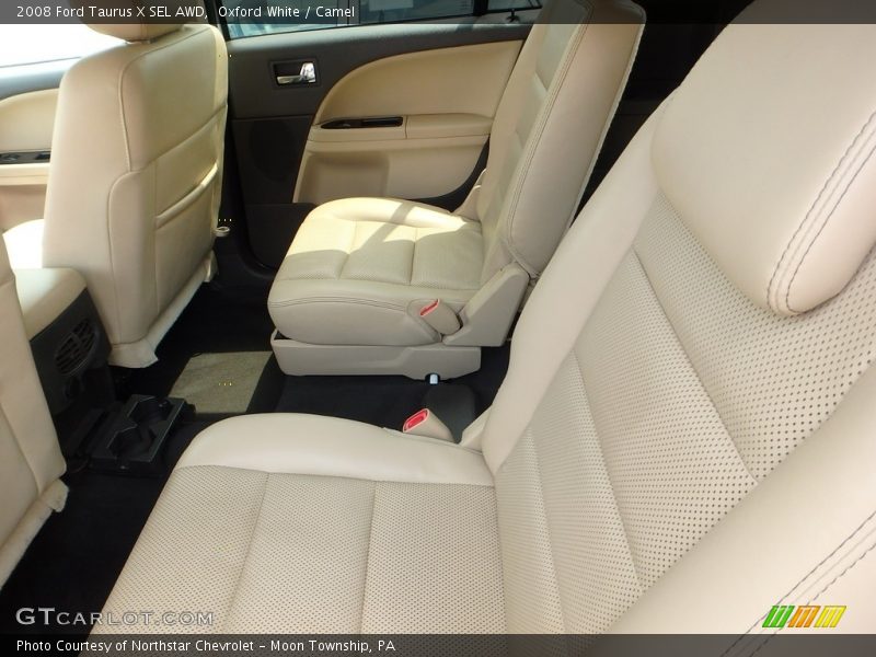 Oxford White / Camel 2008 Ford Taurus X SEL AWD