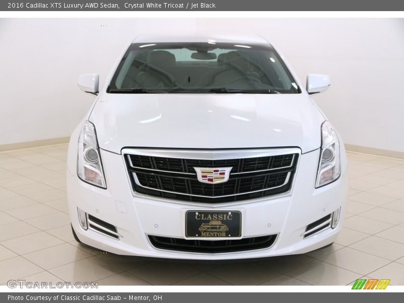 Crystal White Tricoat / Jet Black 2016 Cadillac XTS Luxury AWD Sedan