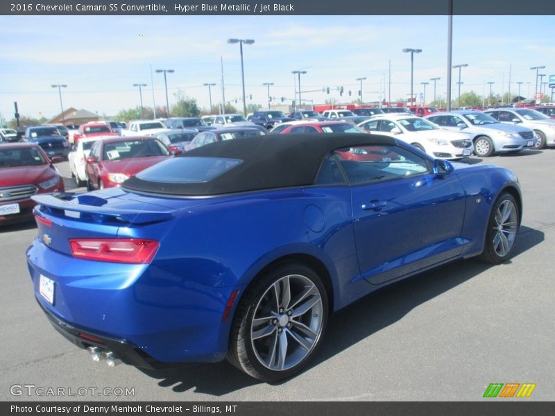 Hyper Blue Metallic / Jet Black 2016 Chevrolet Camaro SS Convertible