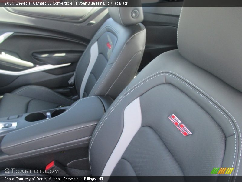 Hyper Blue Metallic / Jet Black 2016 Chevrolet Camaro SS Convertible