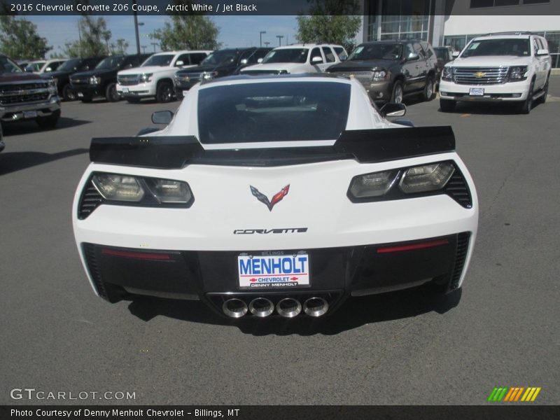Arctic White / Jet Black 2016 Chevrolet Corvette Z06 Coupe