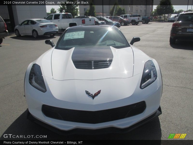 Arctic White / Jet Black 2016 Chevrolet Corvette Z06 Coupe