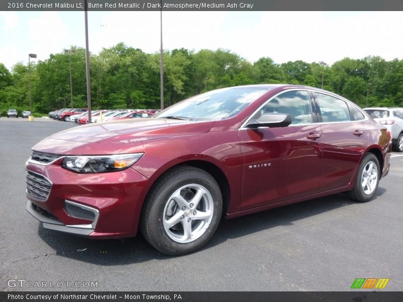 Butte Red Metallic / Dark Atmosphere/Medium Ash Gray 2016 Chevrolet Malibu LS