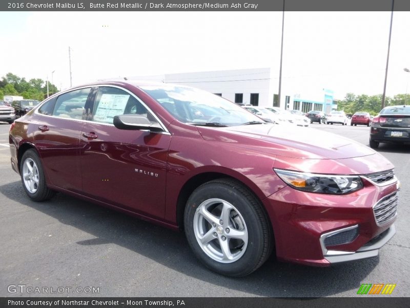 Butte Red Metallic / Dark Atmosphere/Medium Ash Gray 2016 Chevrolet Malibu LS