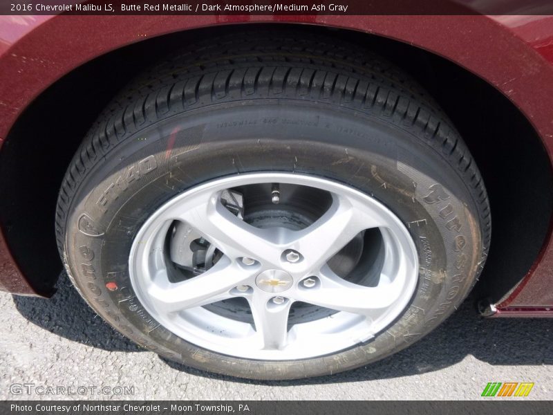 Butte Red Metallic / Dark Atmosphere/Medium Ash Gray 2016 Chevrolet Malibu LS
