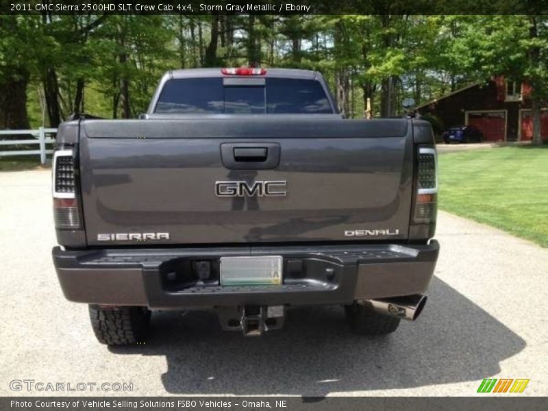 Storm Gray Metallic / Ebony 2011 GMC Sierra 2500HD SLT Crew Cab 4x4