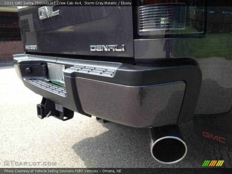 Storm Gray Metallic / Ebony 2011 GMC Sierra 2500HD SLT Crew Cab 4x4