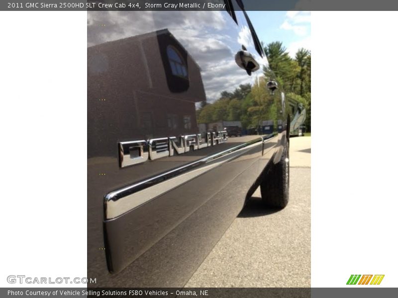 Storm Gray Metallic / Ebony 2011 GMC Sierra 2500HD SLT Crew Cab 4x4