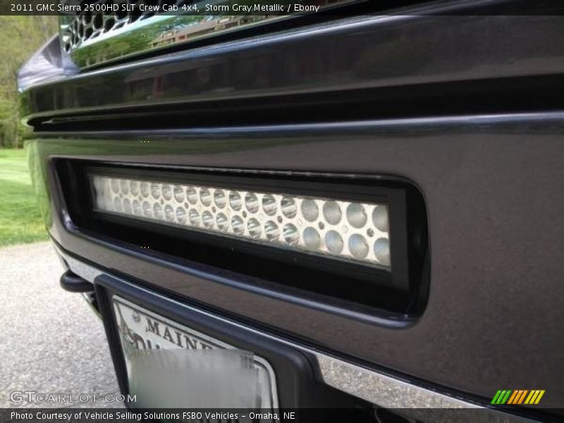 Storm Gray Metallic / Ebony 2011 GMC Sierra 2500HD SLT Crew Cab 4x4