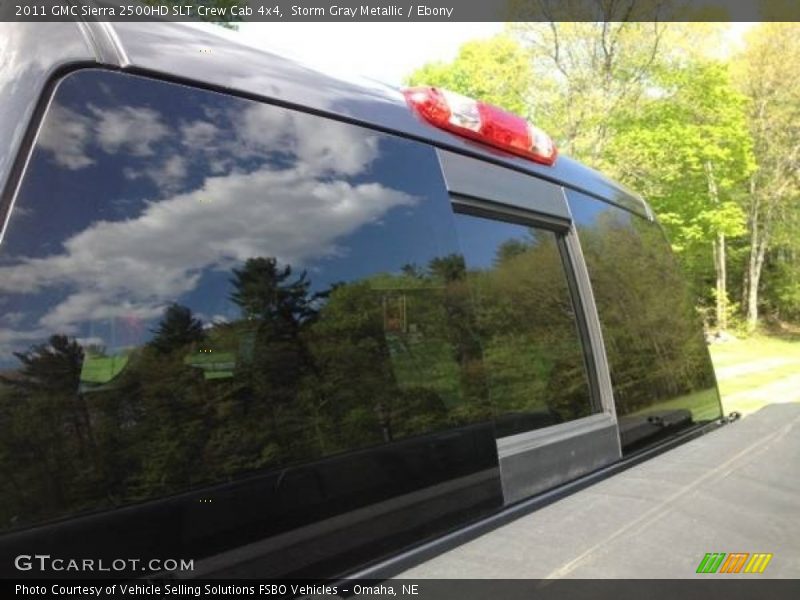 Storm Gray Metallic / Ebony 2011 GMC Sierra 2500HD SLT Crew Cab 4x4