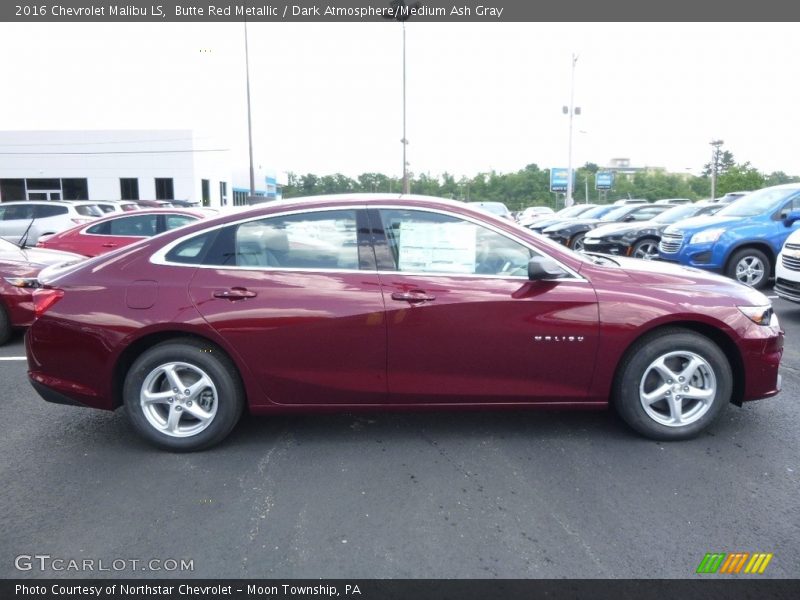 Butte Red Metallic / Dark Atmosphere/Medium Ash Gray 2016 Chevrolet Malibu LS