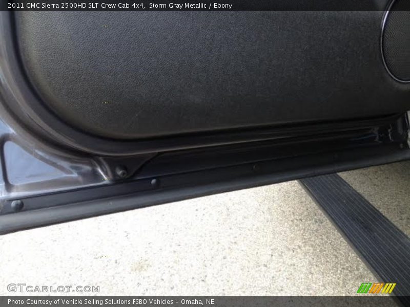 Storm Gray Metallic / Ebony 2011 GMC Sierra 2500HD SLT Crew Cab 4x4