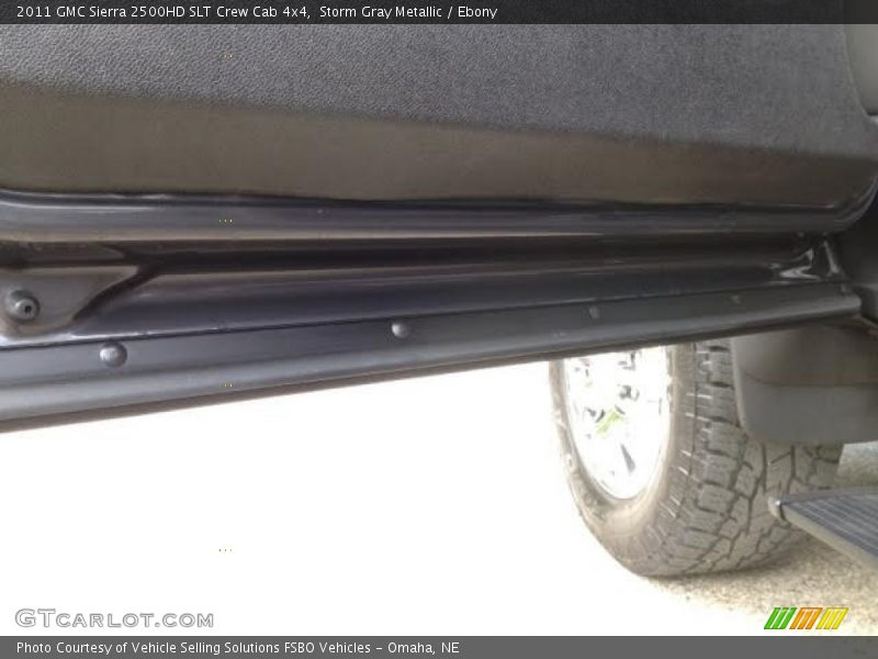 Storm Gray Metallic / Ebony 2011 GMC Sierra 2500HD SLT Crew Cab 4x4