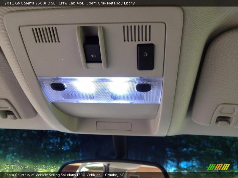 Storm Gray Metallic / Ebony 2011 GMC Sierra 2500HD SLT Crew Cab 4x4