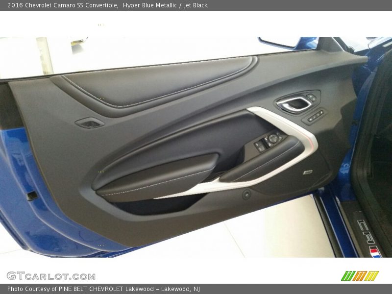 Hyper Blue Metallic / Jet Black 2016 Chevrolet Camaro SS Convertible
