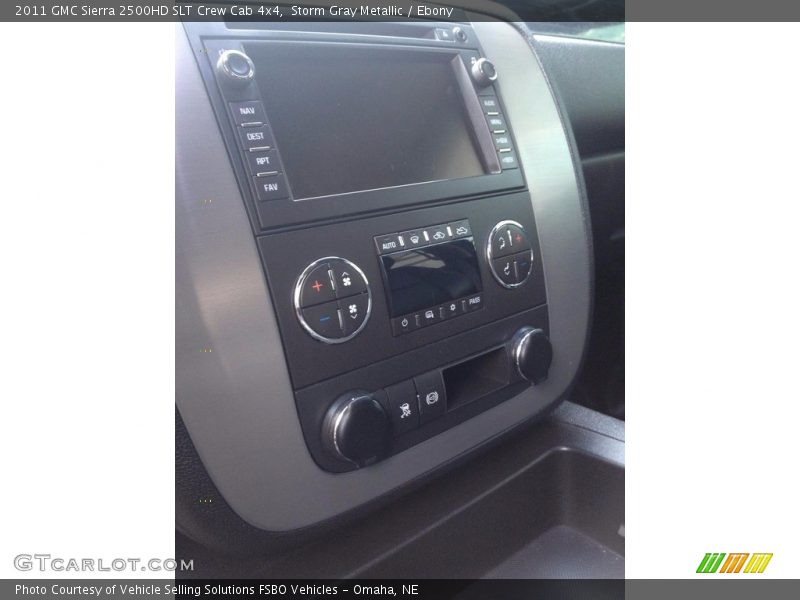 Storm Gray Metallic / Ebony 2011 GMC Sierra 2500HD SLT Crew Cab 4x4