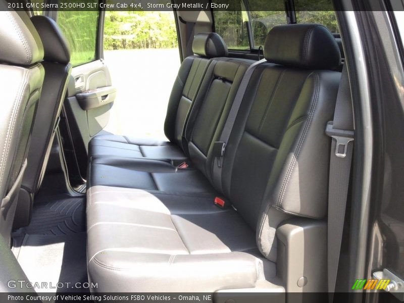 Storm Gray Metallic / Ebony 2011 GMC Sierra 2500HD SLT Crew Cab 4x4