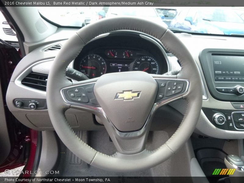 Butte Red Metallic / Dark Atmosphere/Medium Ash Gray 2016 Chevrolet Malibu LS