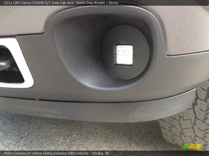 Storm Gray Metallic / Ebony 2011 GMC Sierra 2500HD SLT Crew Cab 4x4
