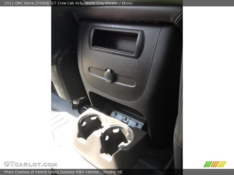 Storm Gray Metallic / Ebony 2011 GMC Sierra 2500HD SLT Crew Cab 4x4