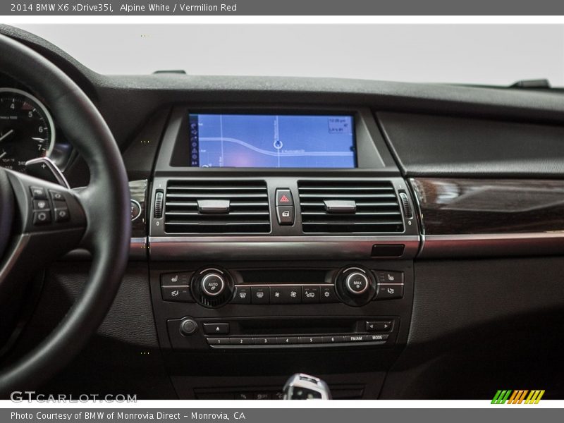 Alpine White / Vermilion Red 2014 BMW X6 xDrive35i