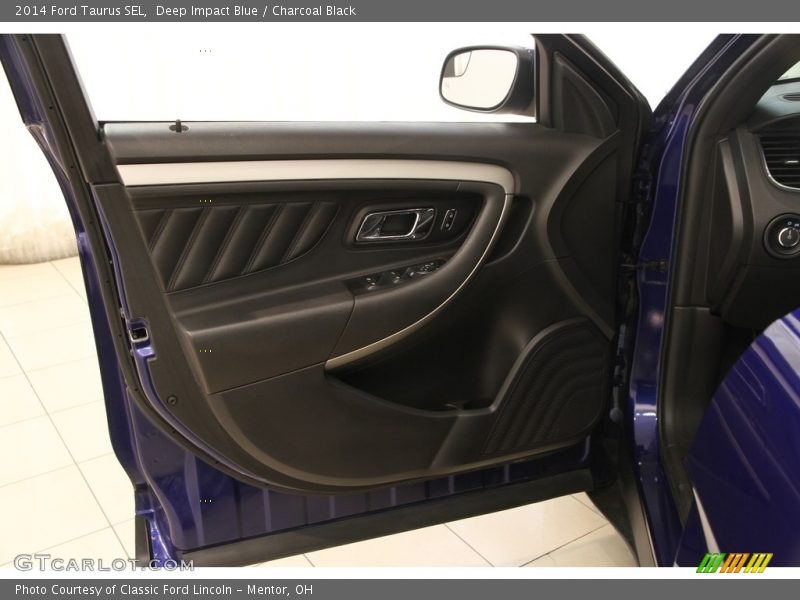 Deep Impact Blue / Charcoal Black 2014 Ford Taurus SEL