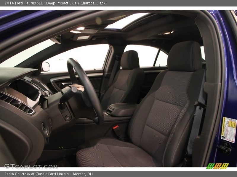 Deep Impact Blue / Charcoal Black 2014 Ford Taurus SEL
