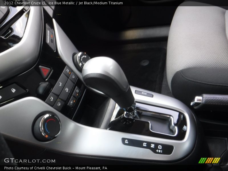 Ice Blue Metallic / Jet Black/Medium Titanium 2012 Chevrolet Cruze LS