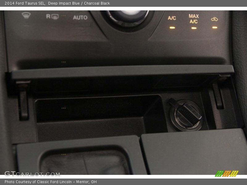 Deep Impact Blue / Charcoal Black 2014 Ford Taurus SEL