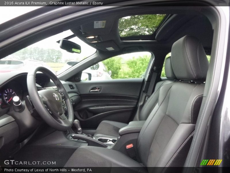 Graphite Luster Metallic / Ebony 2016 Acura ILX Premium