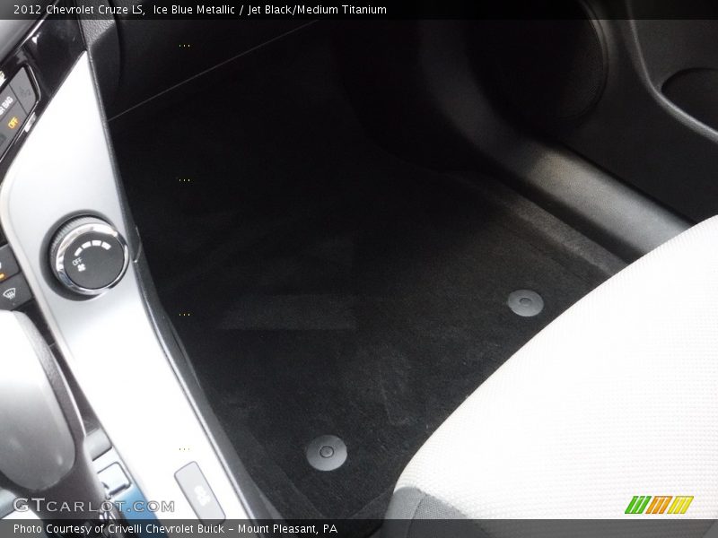 Ice Blue Metallic / Jet Black/Medium Titanium 2012 Chevrolet Cruze LS
