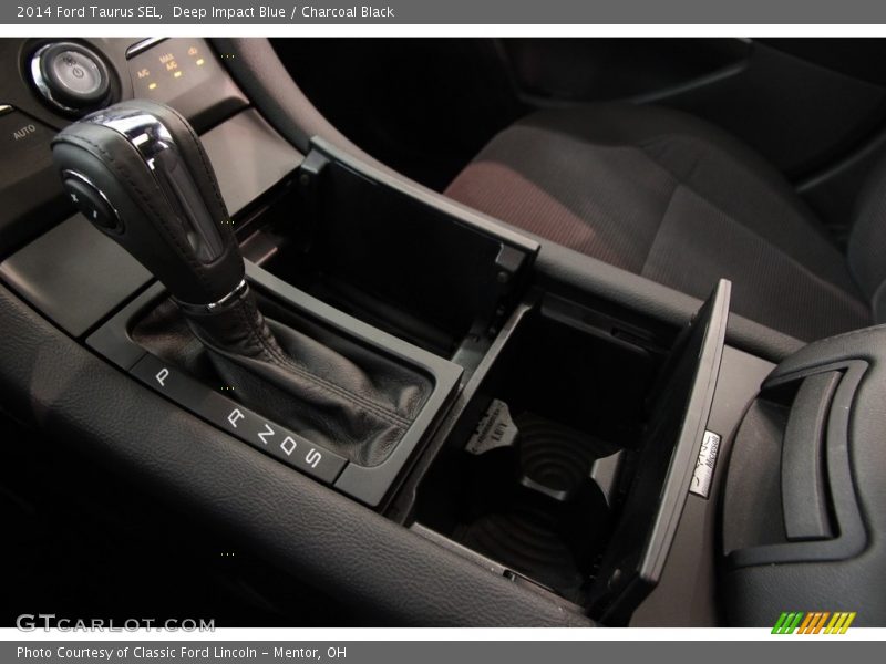 Deep Impact Blue / Charcoal Black 2014 Ford Taurus SEL