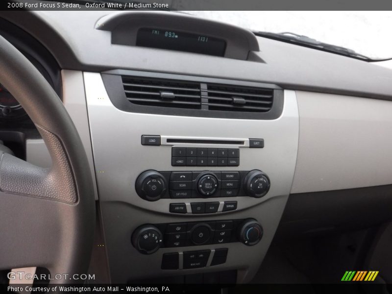Oxford White / Medium Stone 2008 Ford Focus S Sedan
